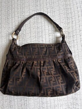 Fendi Zucca Mia Shoulder Bag